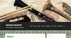Desktop Screenshot of musique-fraipont.com